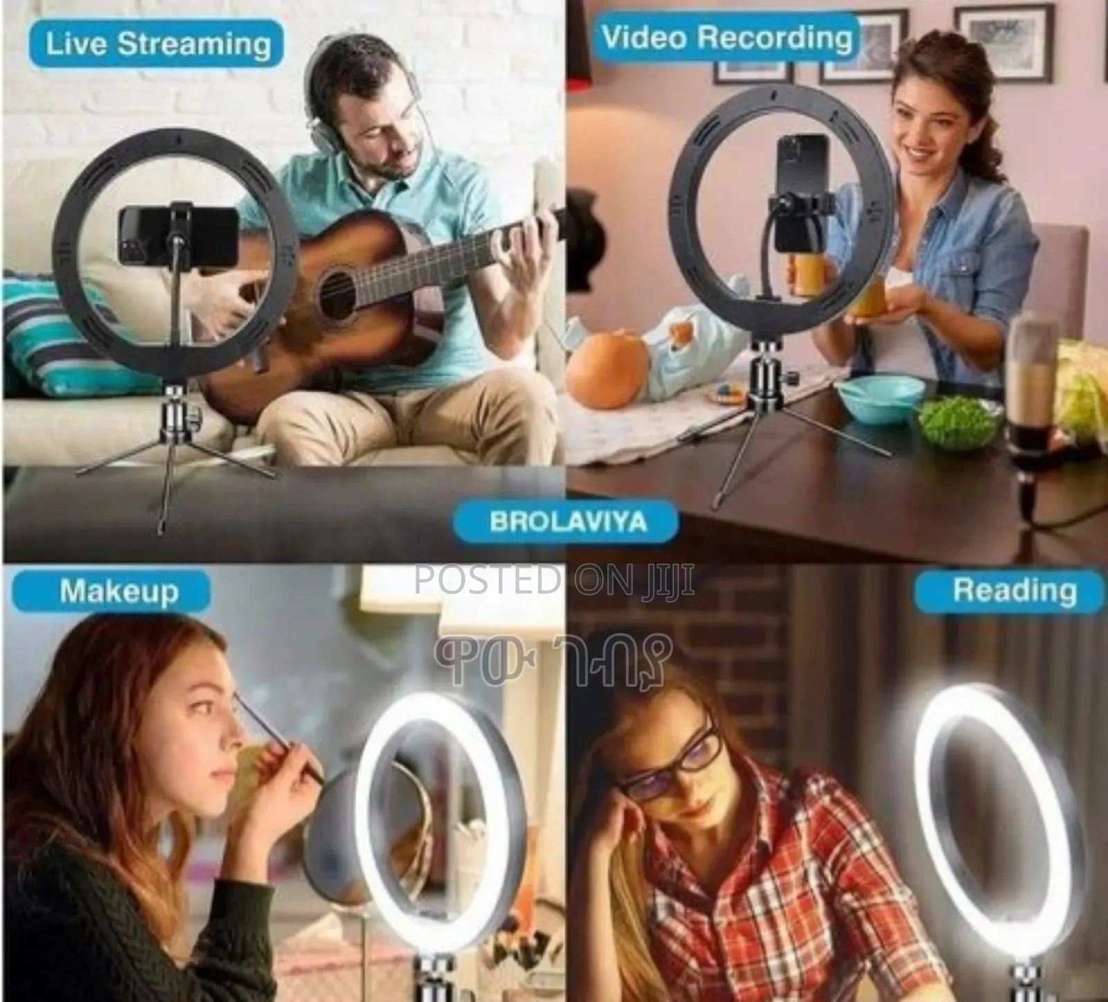 Ksix Ring Led With Tripod Kit