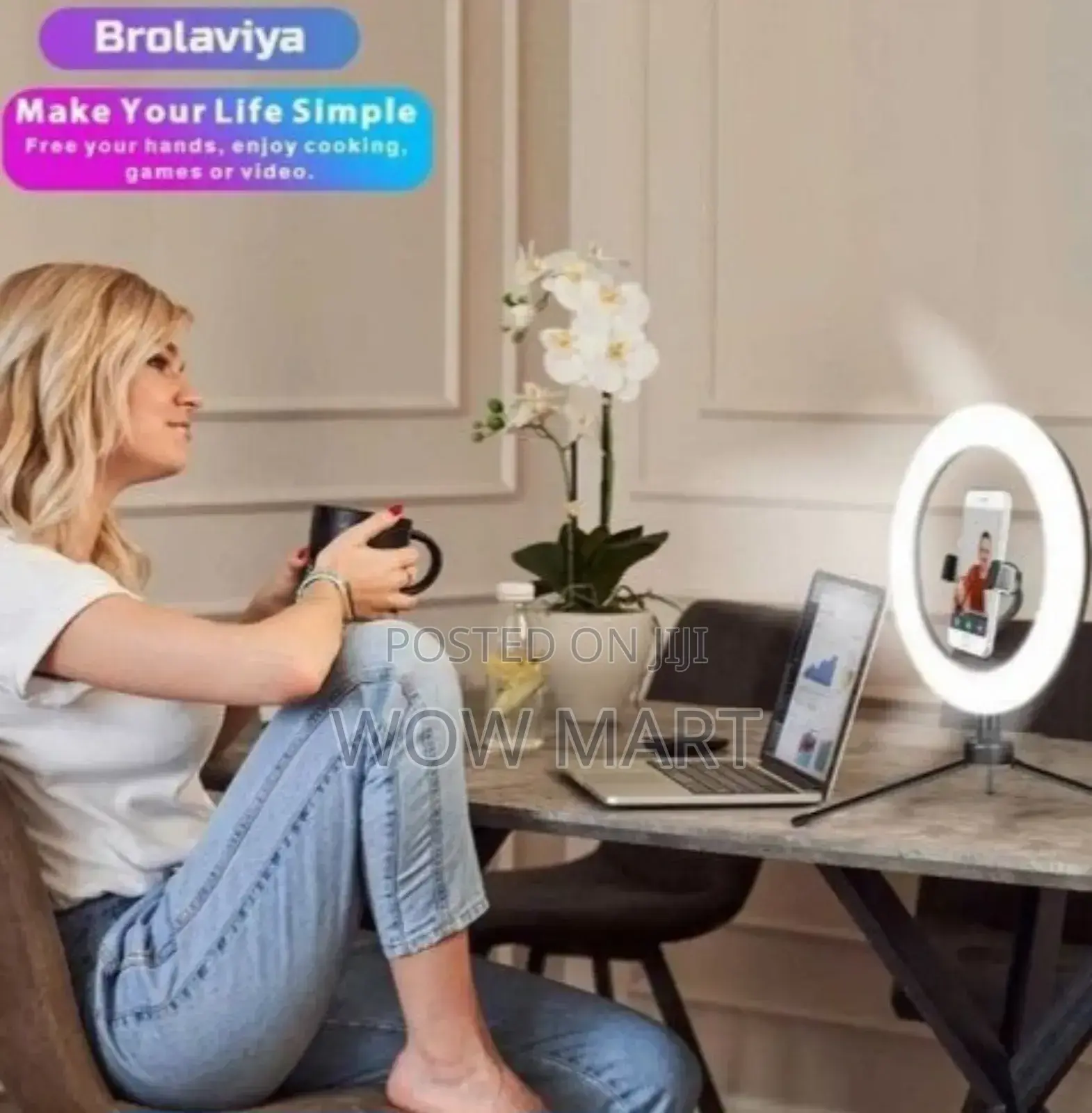 Ksix Ring Led With Tripod Kit