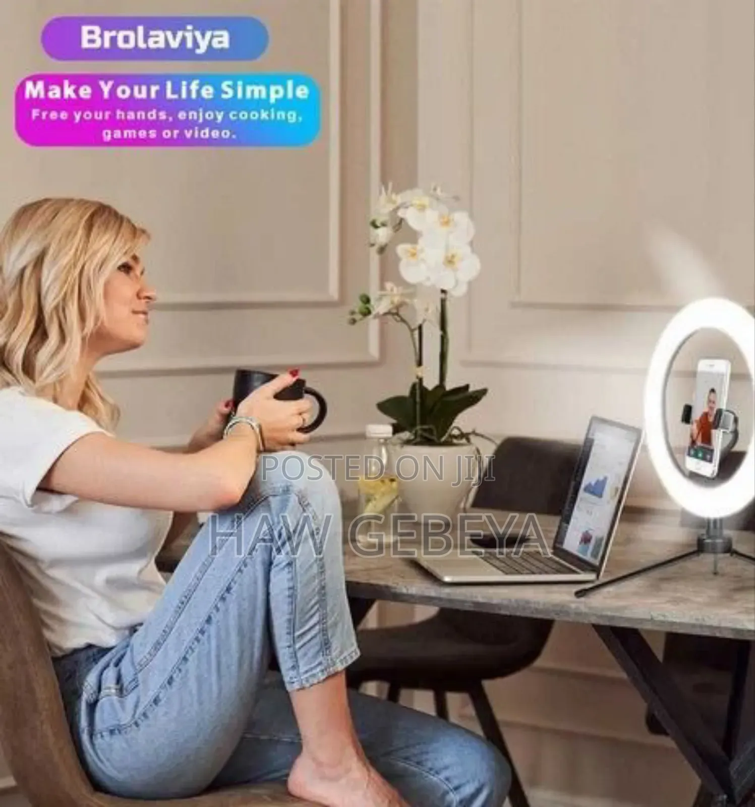 Ksix Ring Led With Tripod Kit