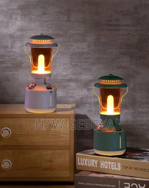 Photo - Rechargeable Vintage Lamp Humidifier