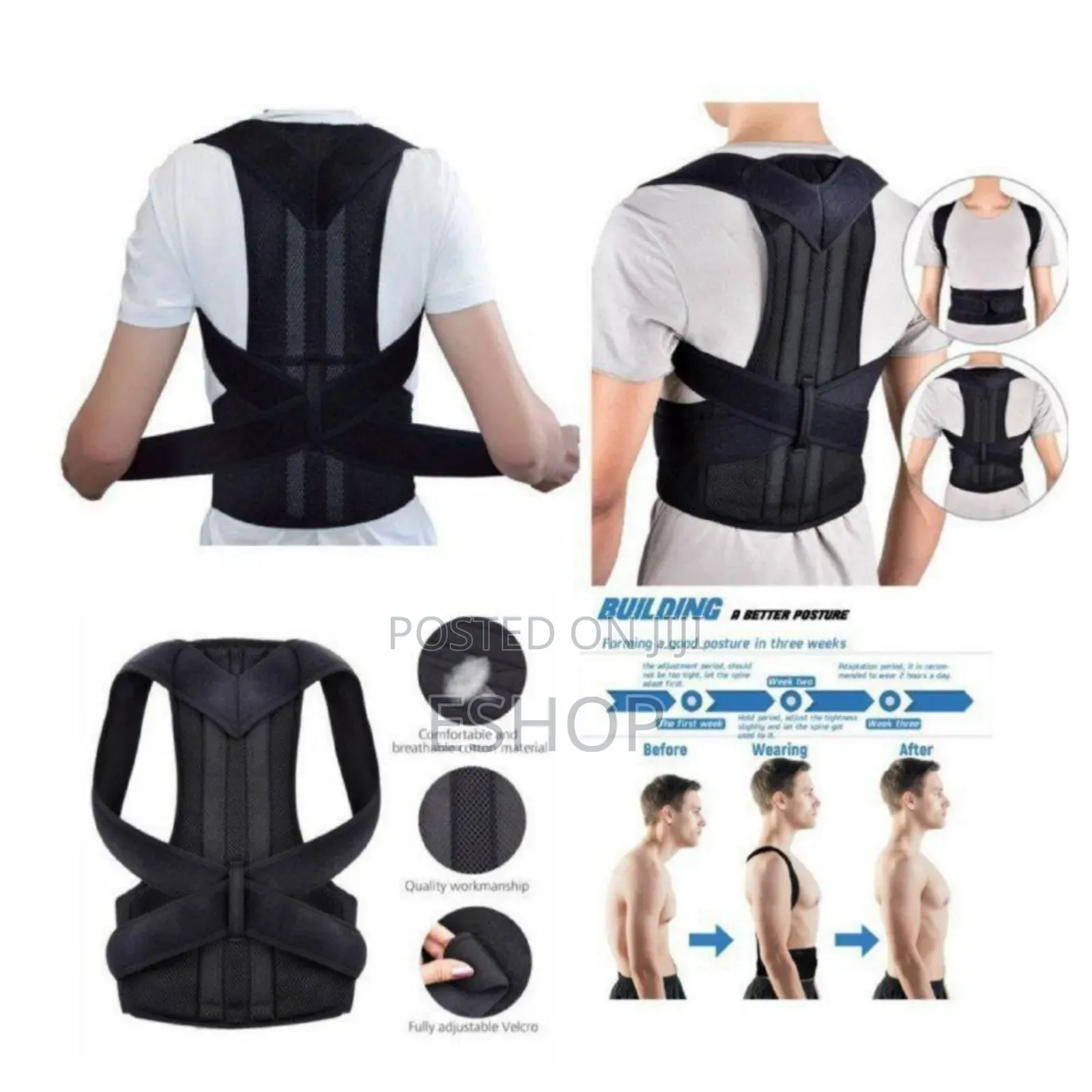 Get a Taller, Confident Look – Posture Corrector Belt