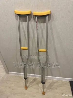 Photo - Stainless Steel Crutches፶嬝crutches, Rubber Footrest፵ðkranch