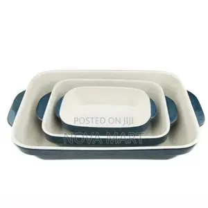 Porcelain Ceramic 3 Baking Tray