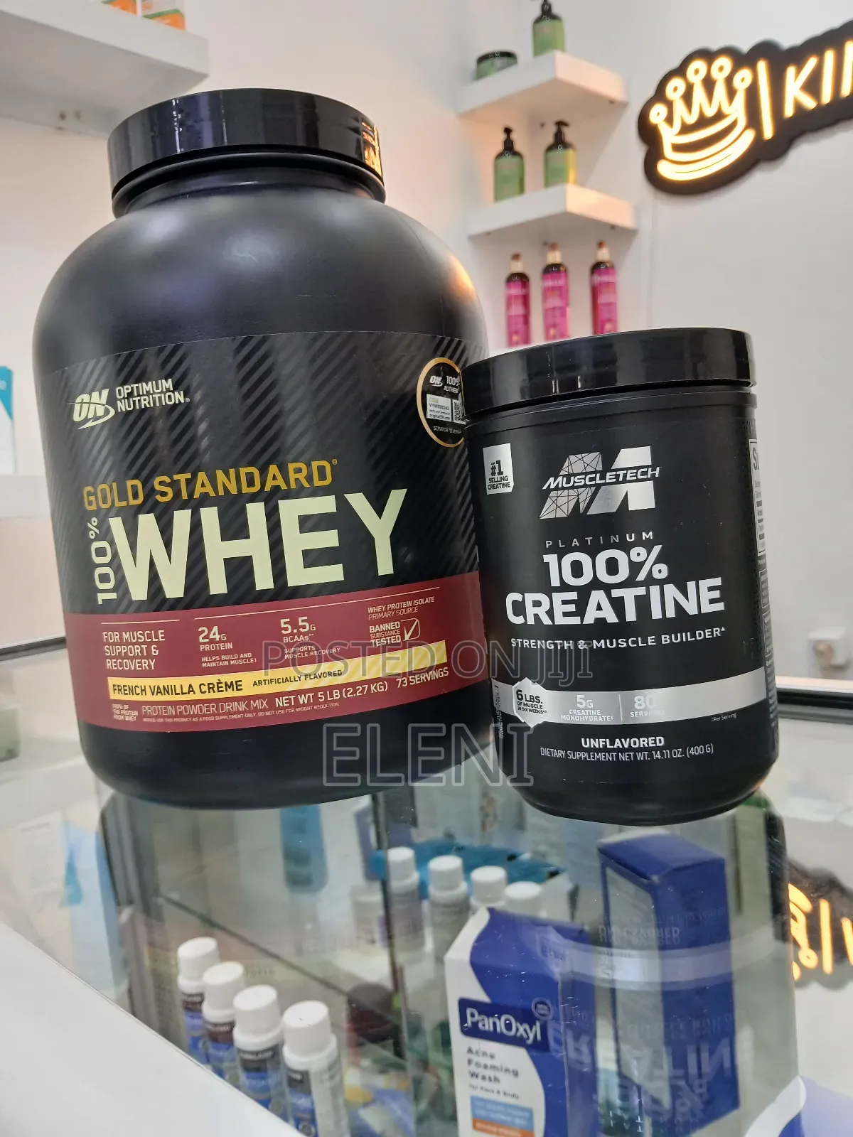 Gold Standard Whey Protein and Platinum Creatin