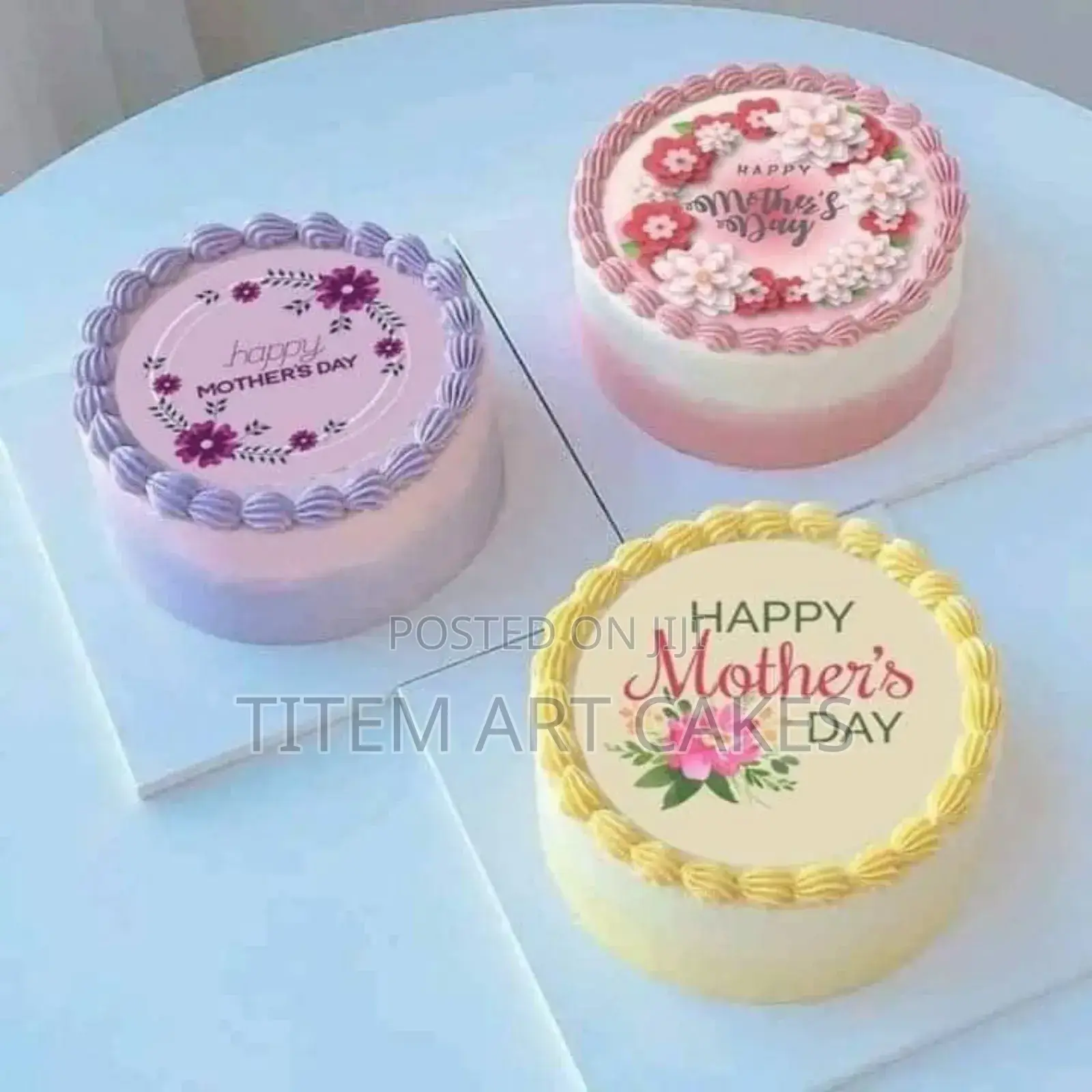 Mother's Day Vanilla Cake
