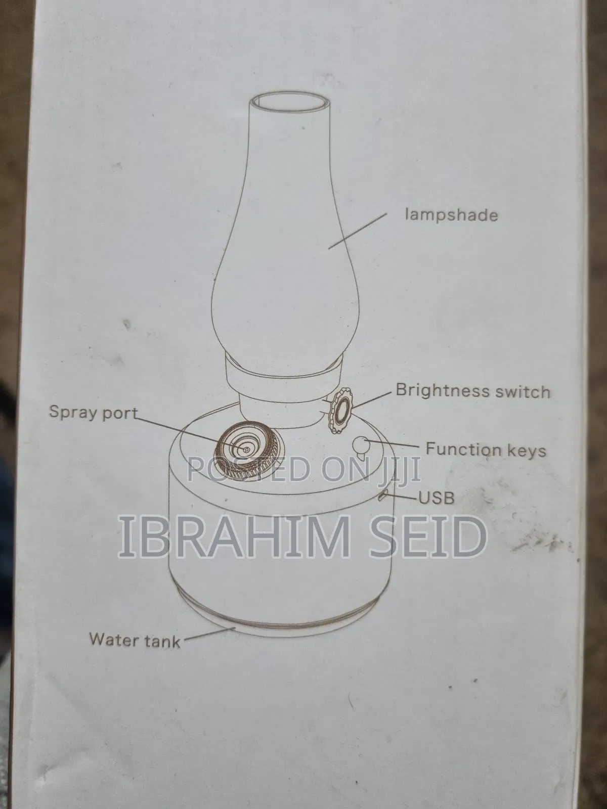 Rechargeable Vintage Lamp Humidifier