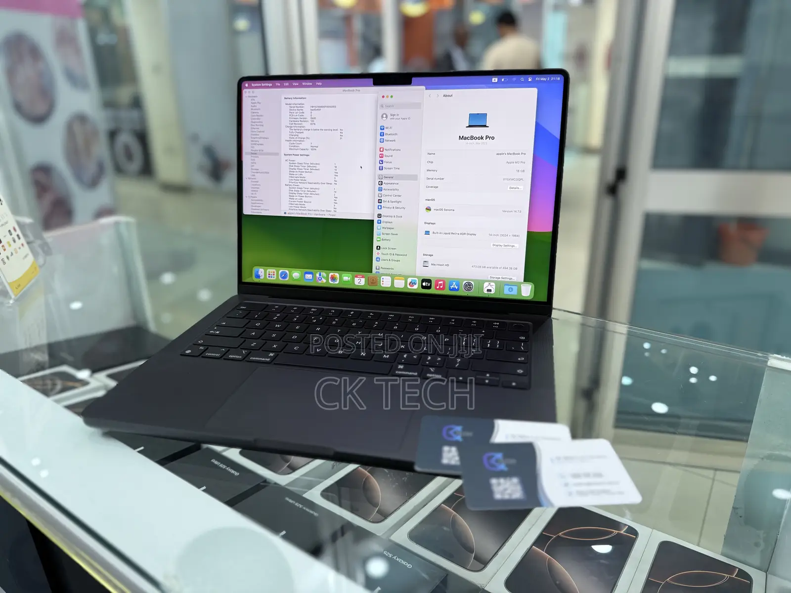 New Apple MacBook Pro 2023 M3 14-Inch 18GB Apple M3 Pro SSD 512GB