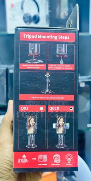 360° Auto Face Tracking Selfie Stick Tripod