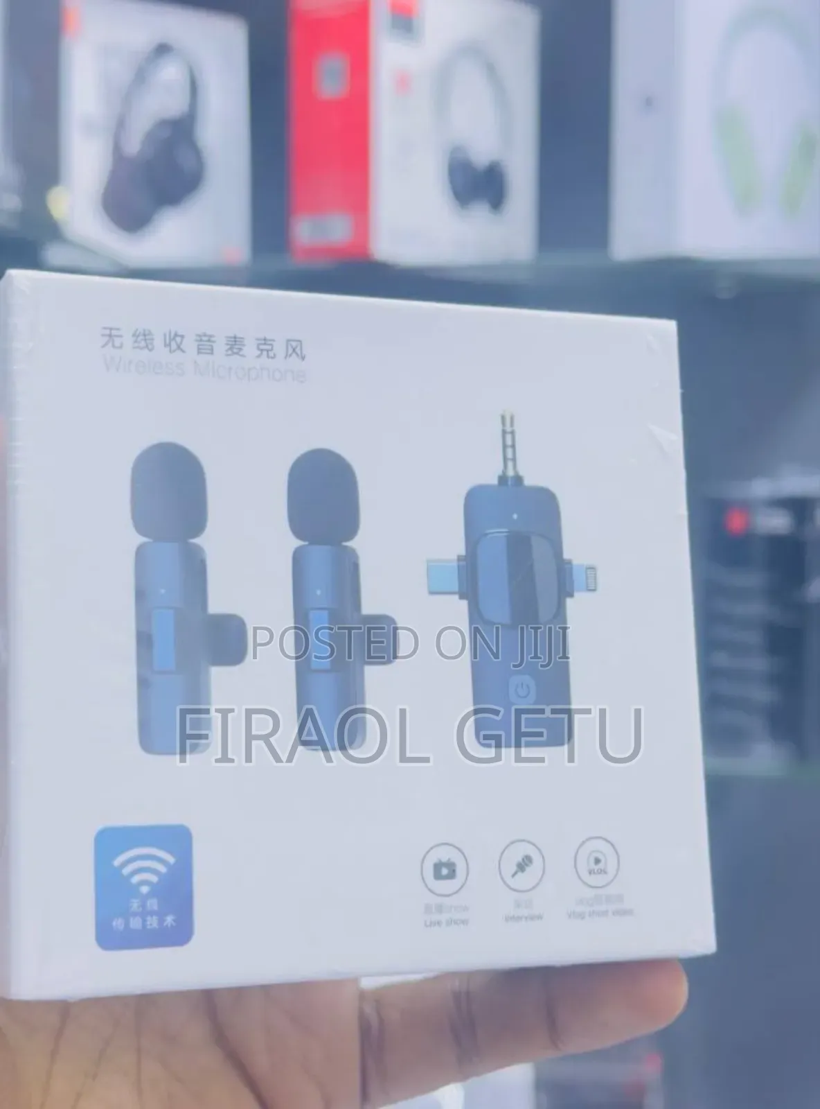 Wireless Microphone 2 in 1