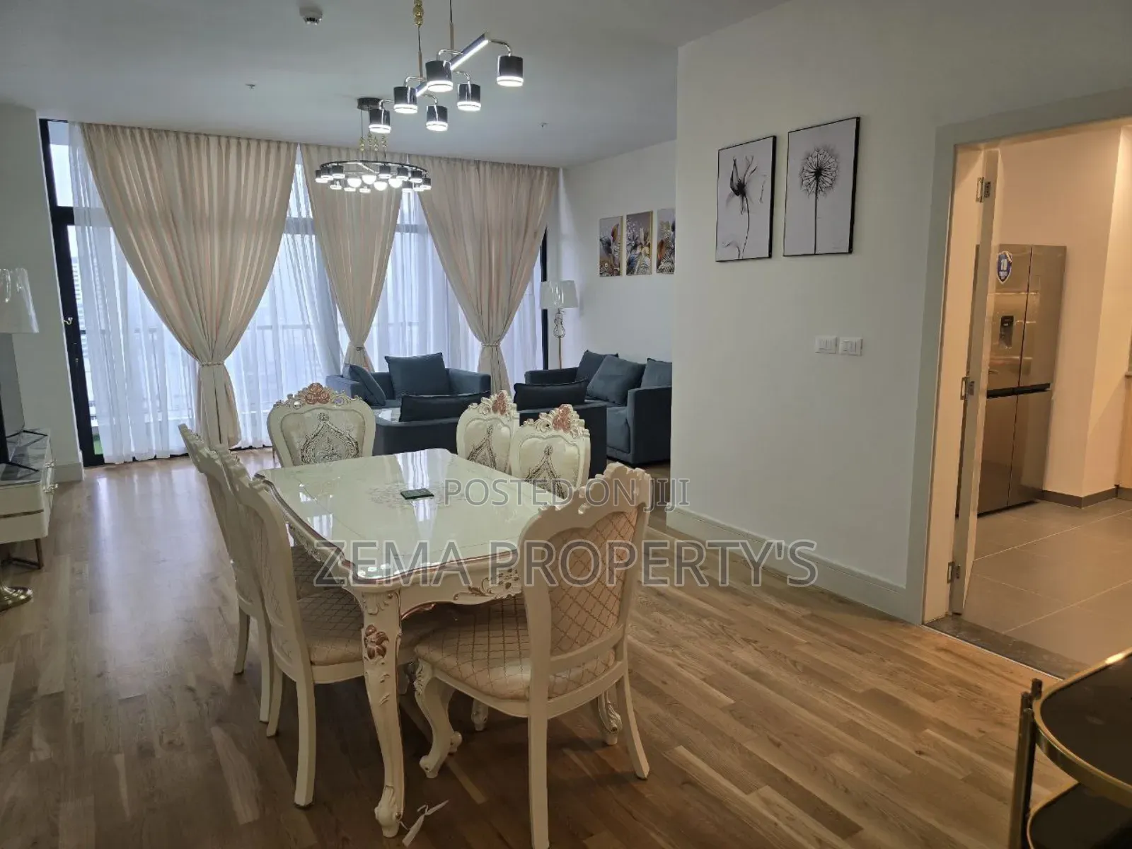 Furnished 4bdrm Apartment in Eagle Hills, Bole for rent