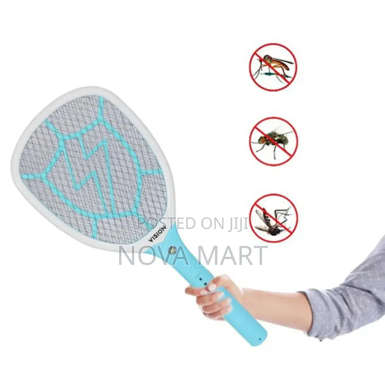 2in1 Rechargeable Lithium Electric Mosquito Swatter
