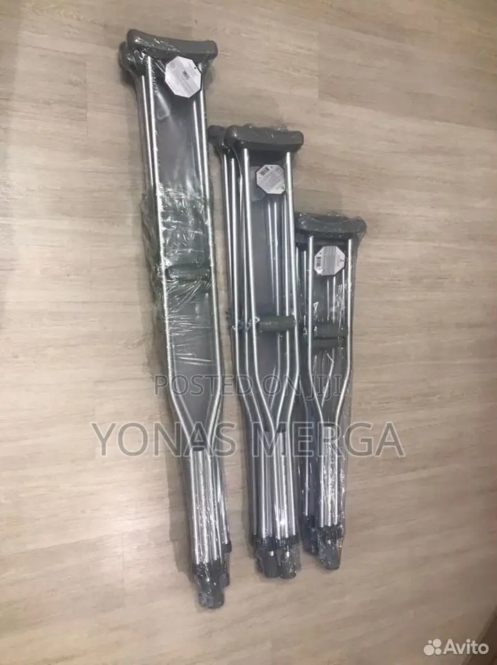 Adult Underarm Crutches 9position፶孬not Easy to Rust,Strength