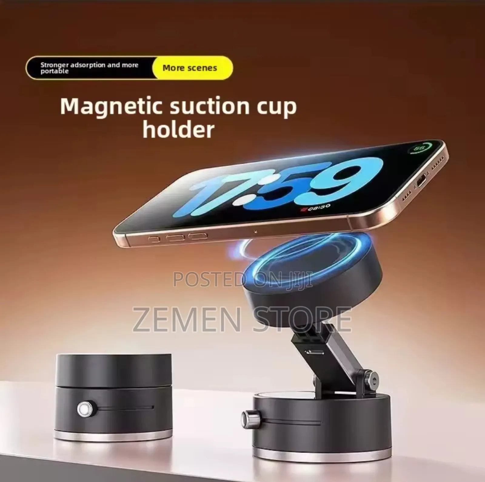 Vacuum Suction Phone Holder