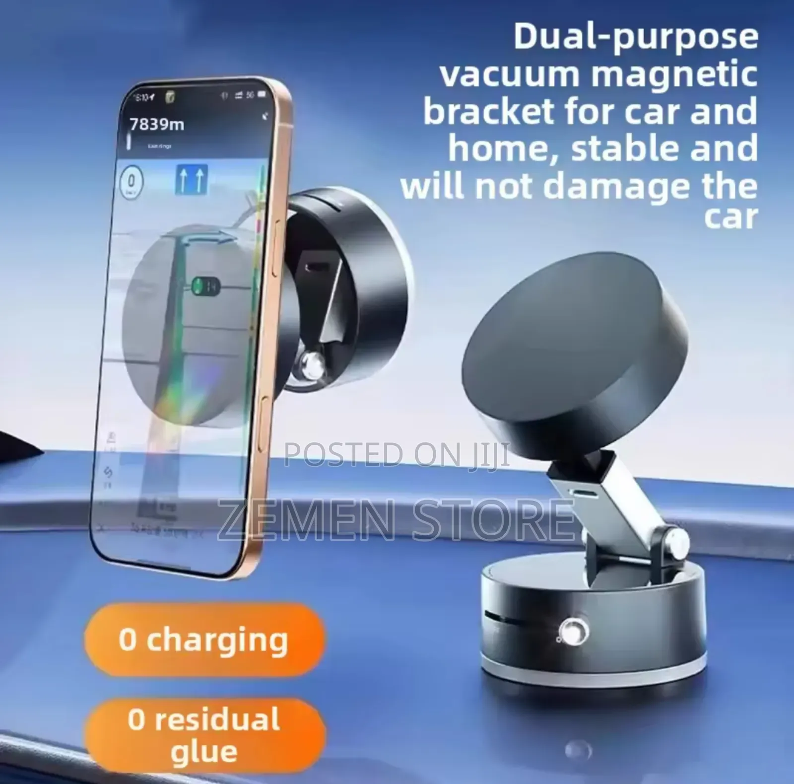 Vacuum Suction Phone Holder