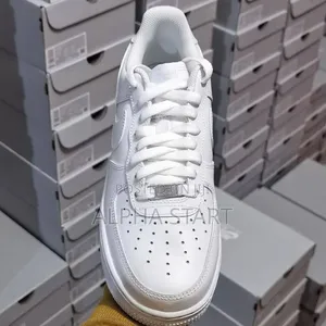  Nike Air Force White High Master Quality Smooth Shoes 