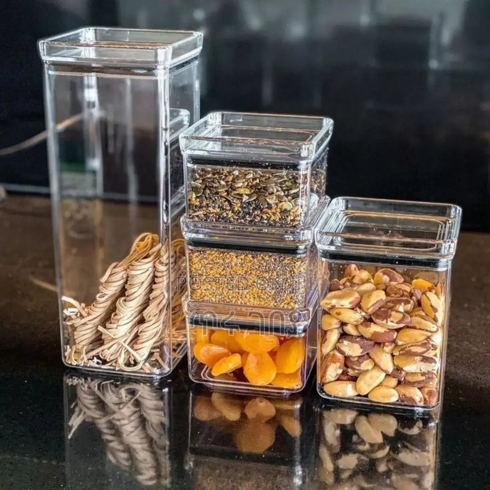 4pcs Air Tight Canister Set