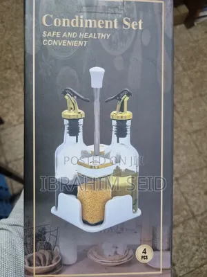 Photo - Vinegar and Olive Oil Bottle Combo Set(4pcs)