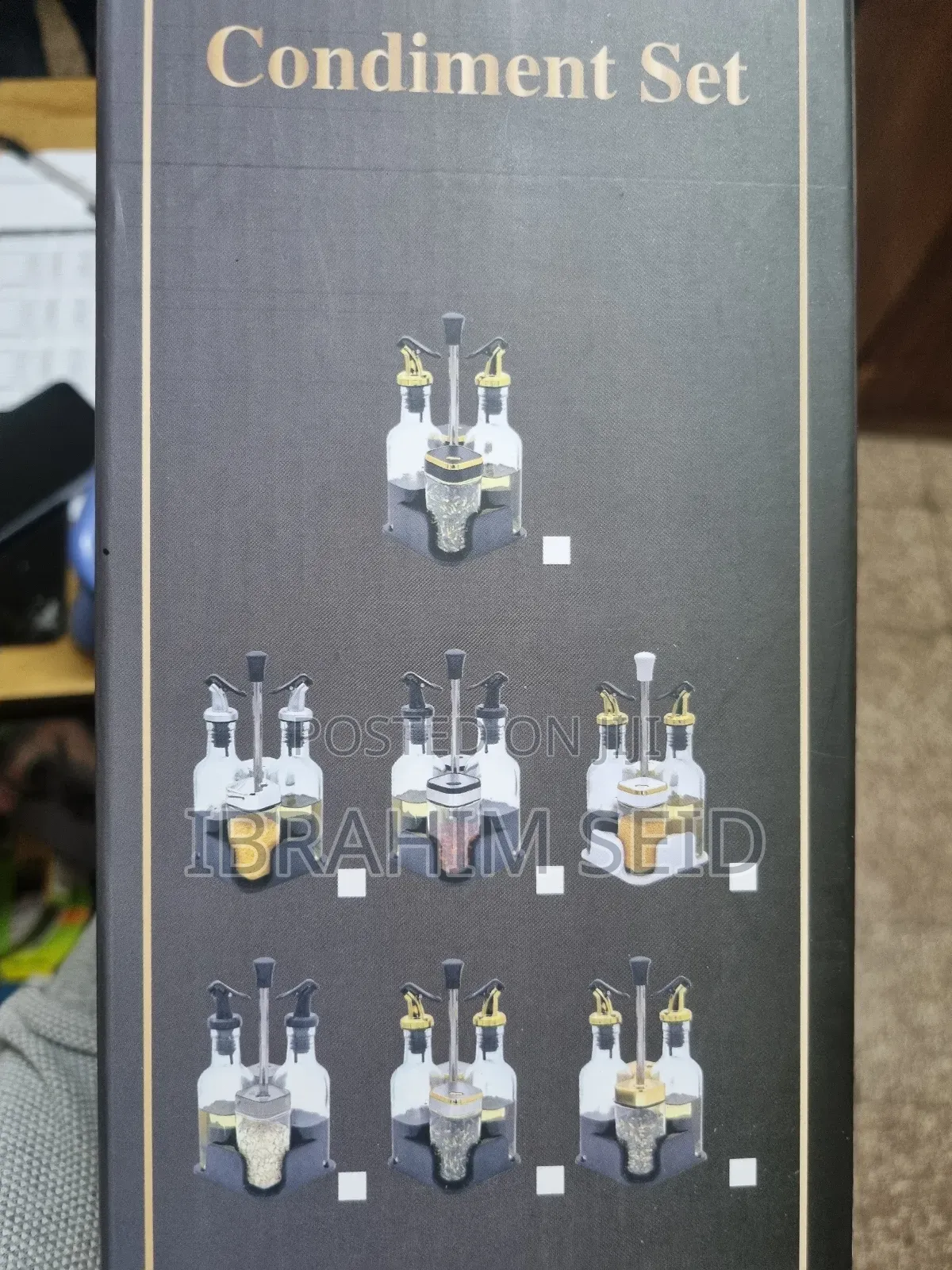 Vinegar and Olive Oil Bottle Combo Set(4pcs)