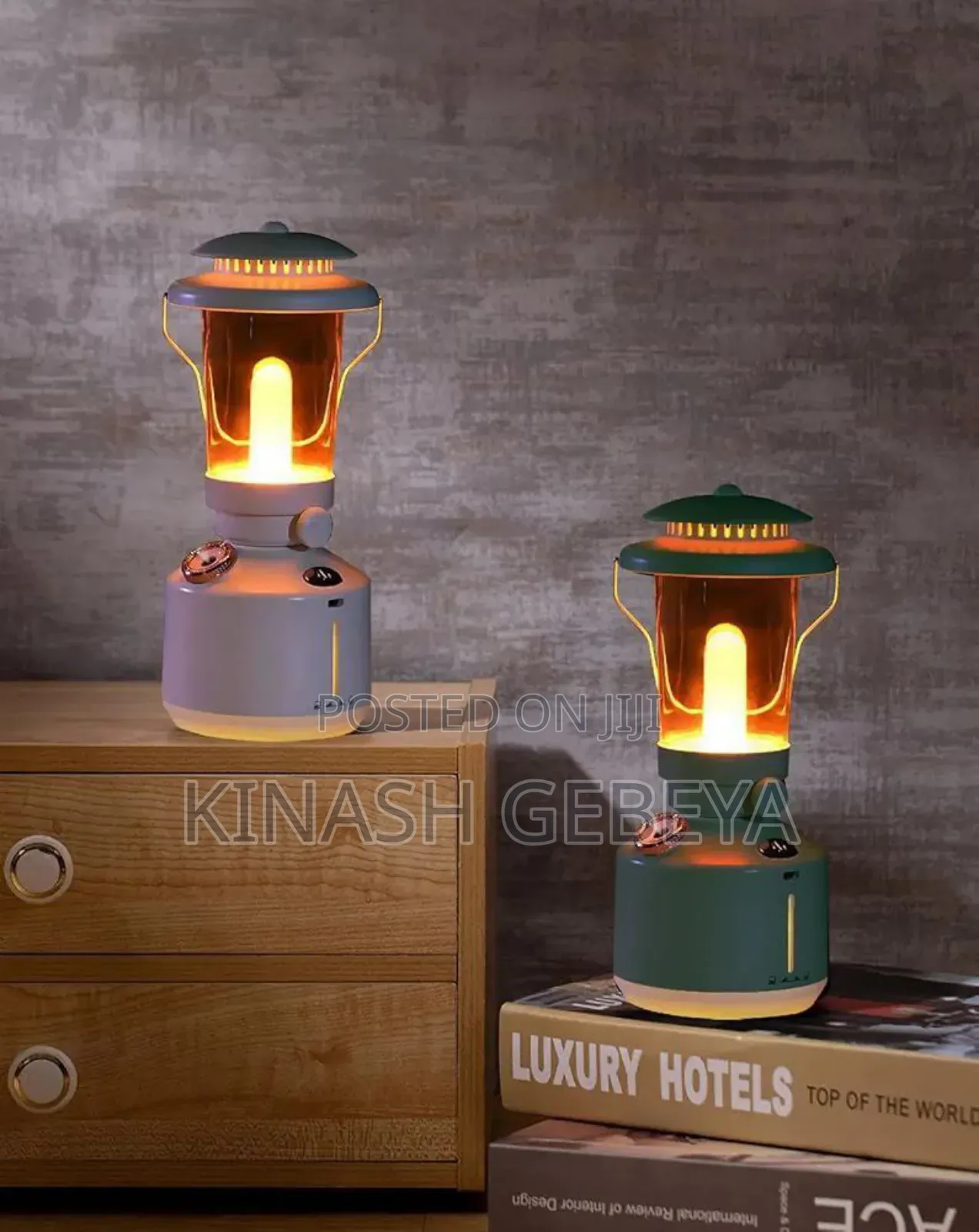 Rechargeable Vintage Lamp Humidifier