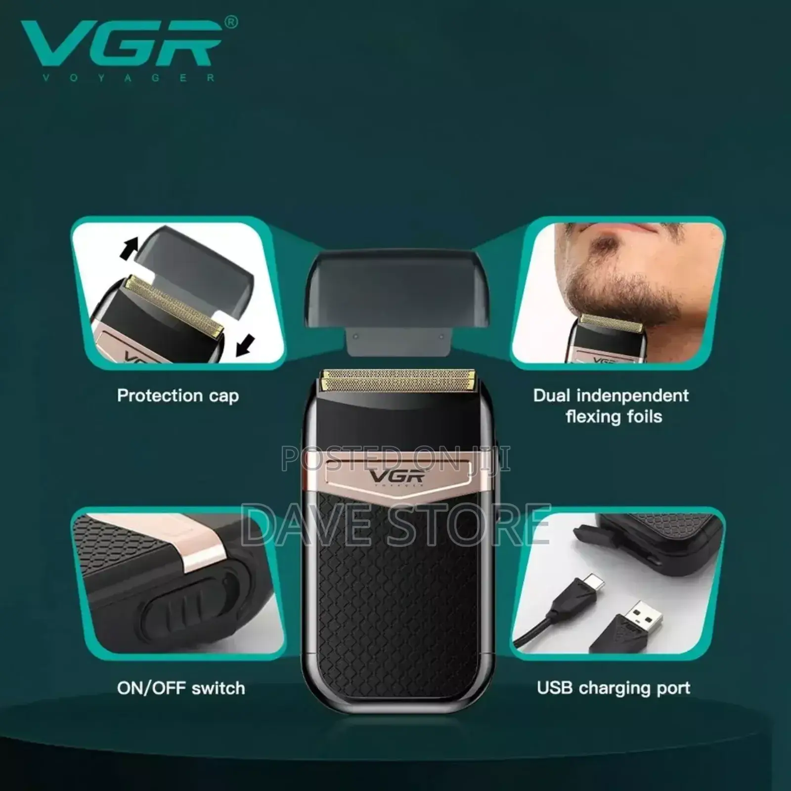 VGR Professional Electric Shaver
