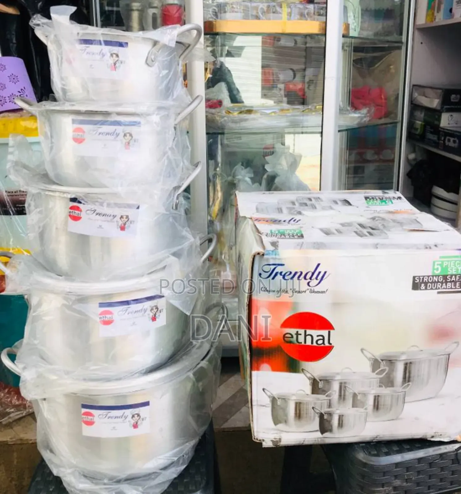 Ethal Cookware ብረት ድስት