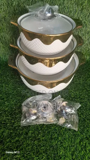 Photo - Porcelain Soup Pot 3 Pieces