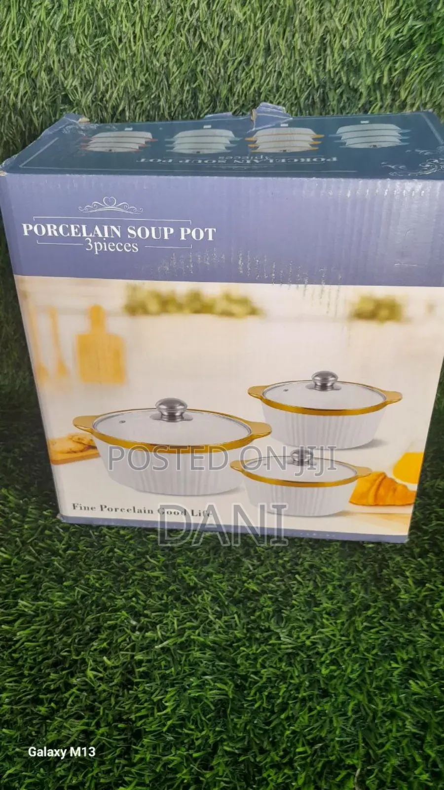 Porcelain Soup Pot 3 Pieces