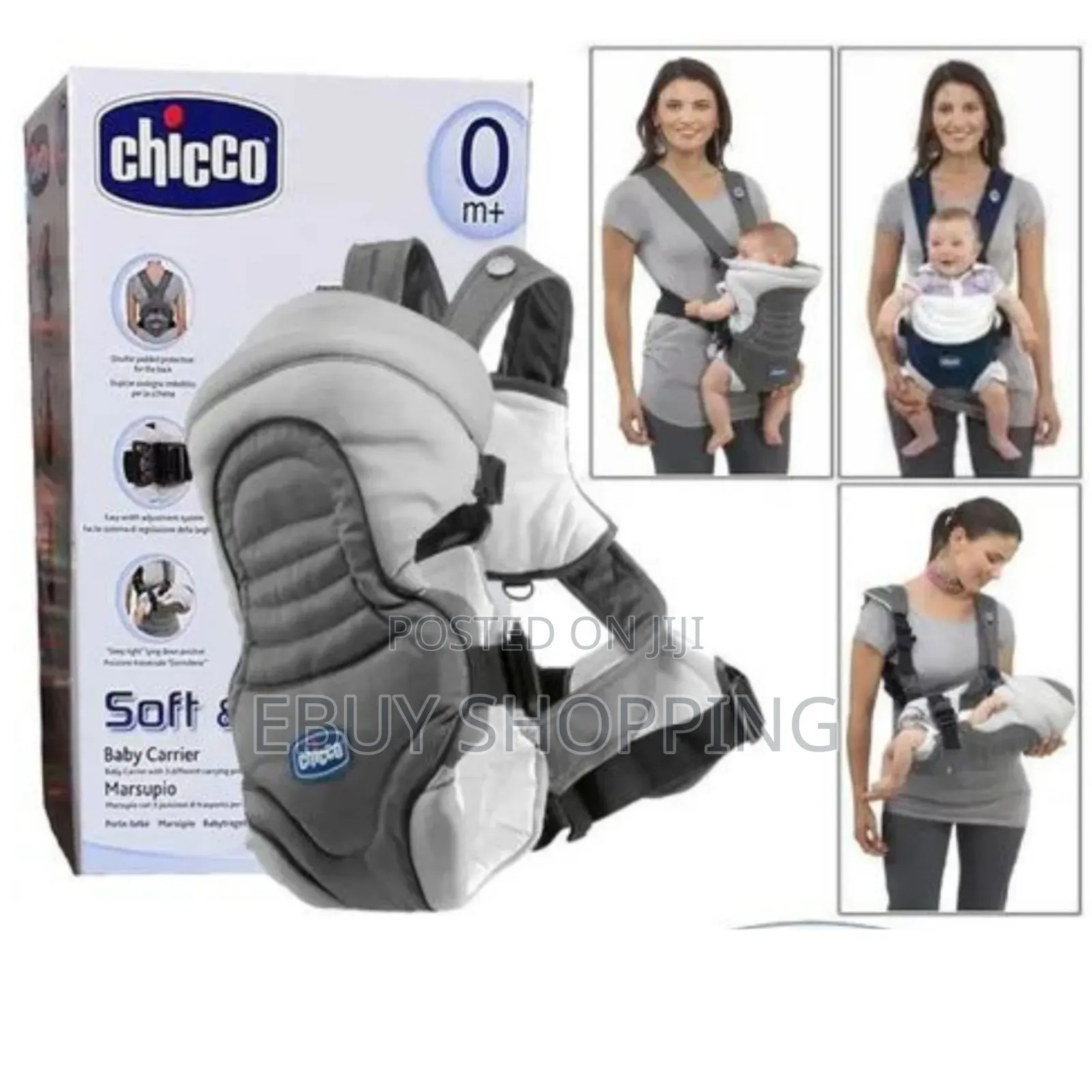 *3-in-1 Chicco Baby Carrier – Adjustable Ergonomic Support