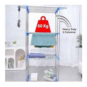 **Rust-Free 4-Layer Drying Stand – Weather-Resistant**