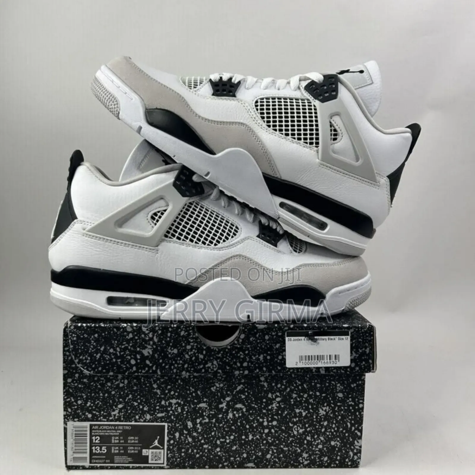 Jordan 4 Military Black