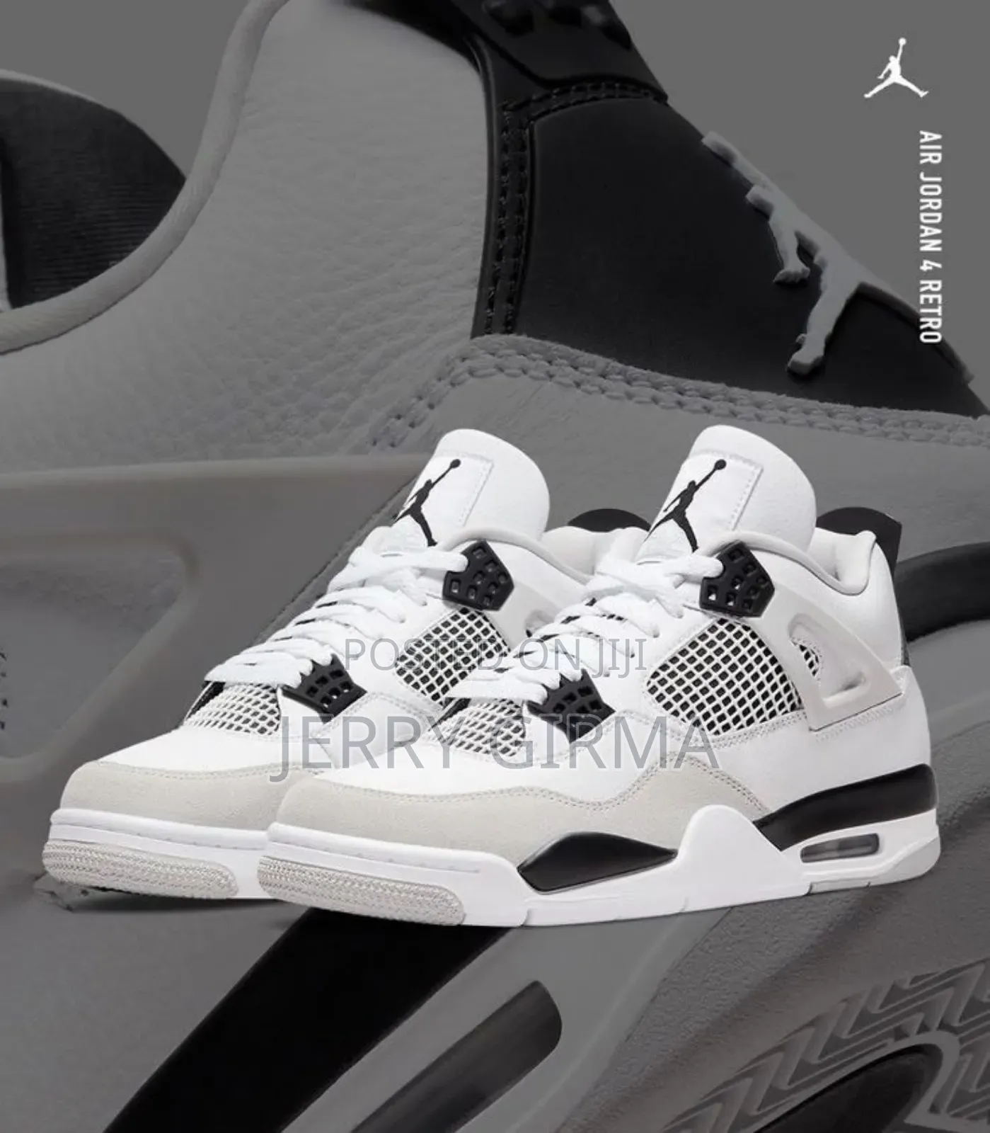 Jordan 4 Military Black