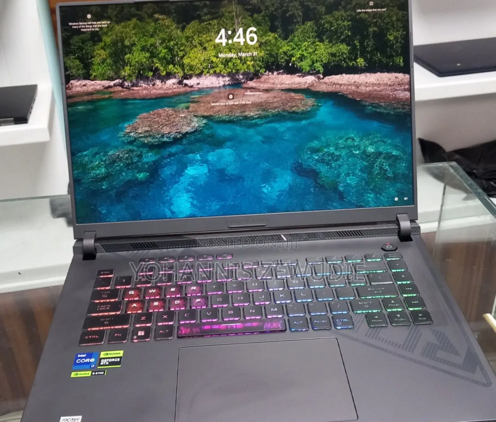 New Laptop Asus ROG Strix G16 G614 16GB Intel Core I7 SSD 1T