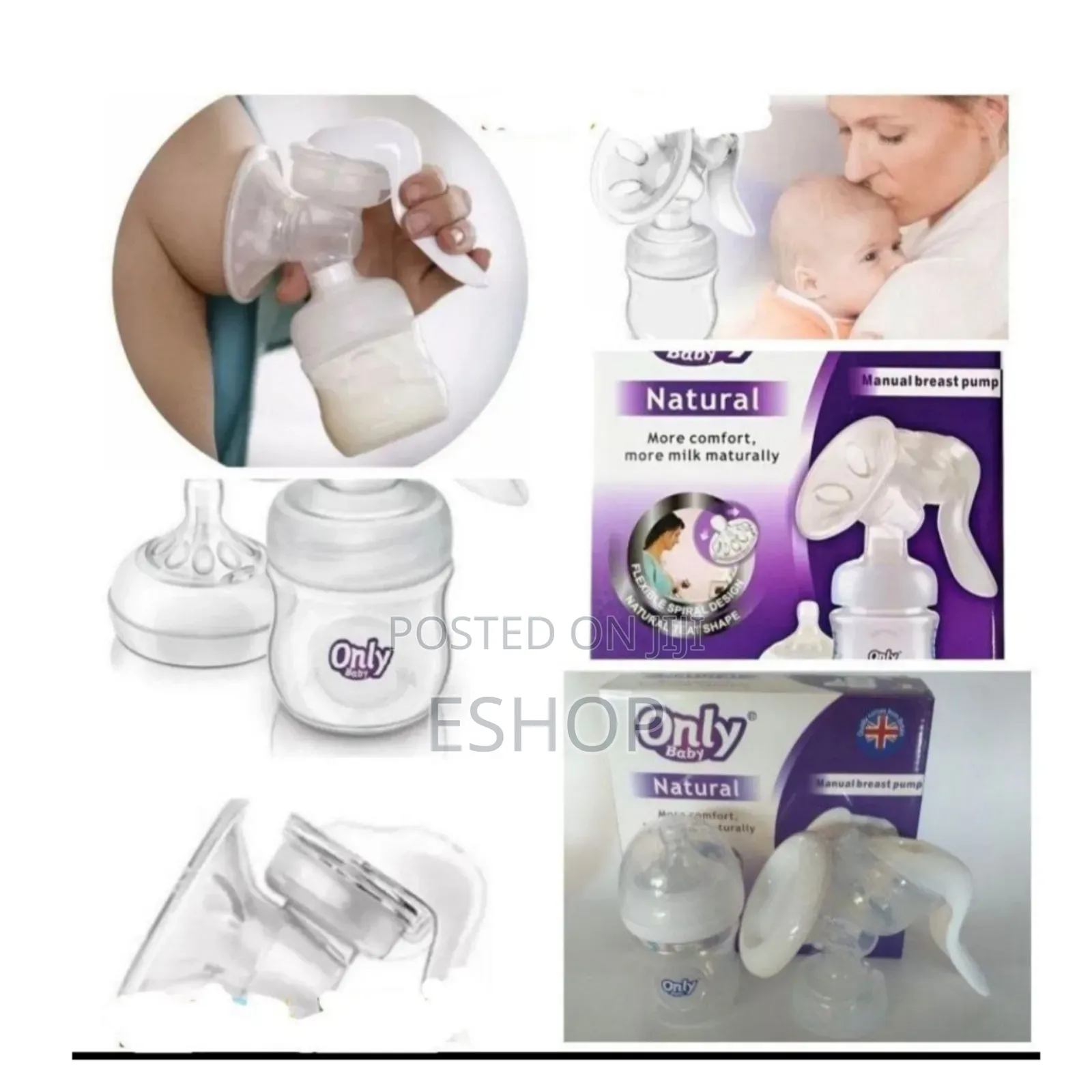 **Mini Manual Pump – Fits in Diaper Bags Purses**