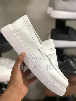 Photo - Chekich White Flat Loafers