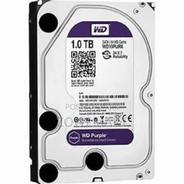 Purple Wd Internal Surveillance Hard Drive 1tb