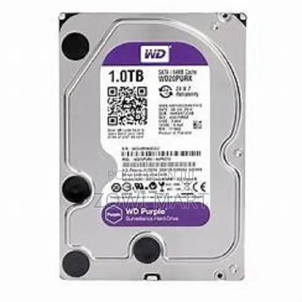 Purple Wd Internal Surveillance Hard Drive 1tb