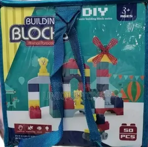 Animal Paradise Diy Building Blocks, 50 Pieces