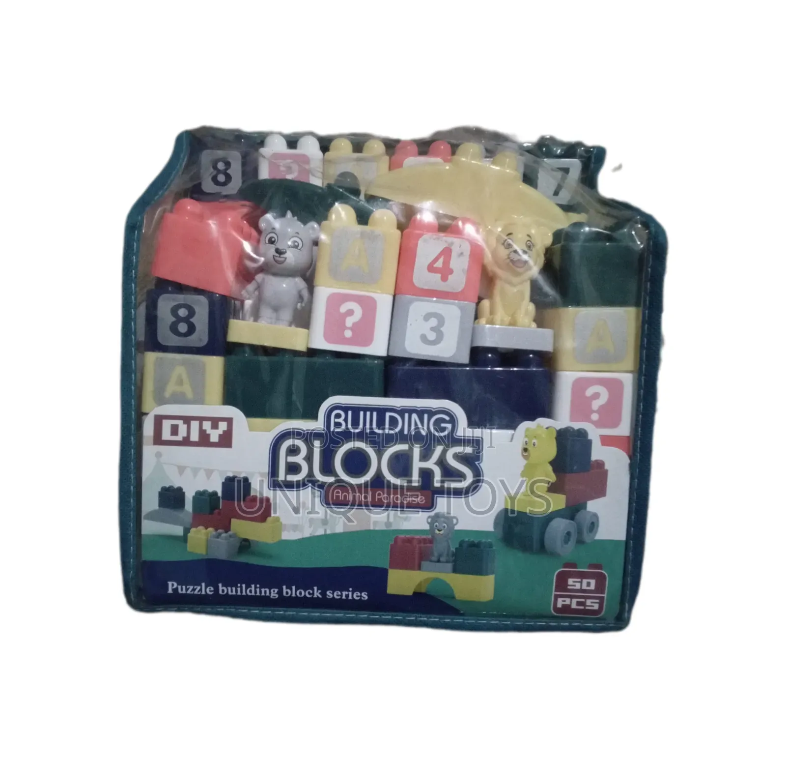 Animal Paradise Diy Building Blocks, 50 Pieces