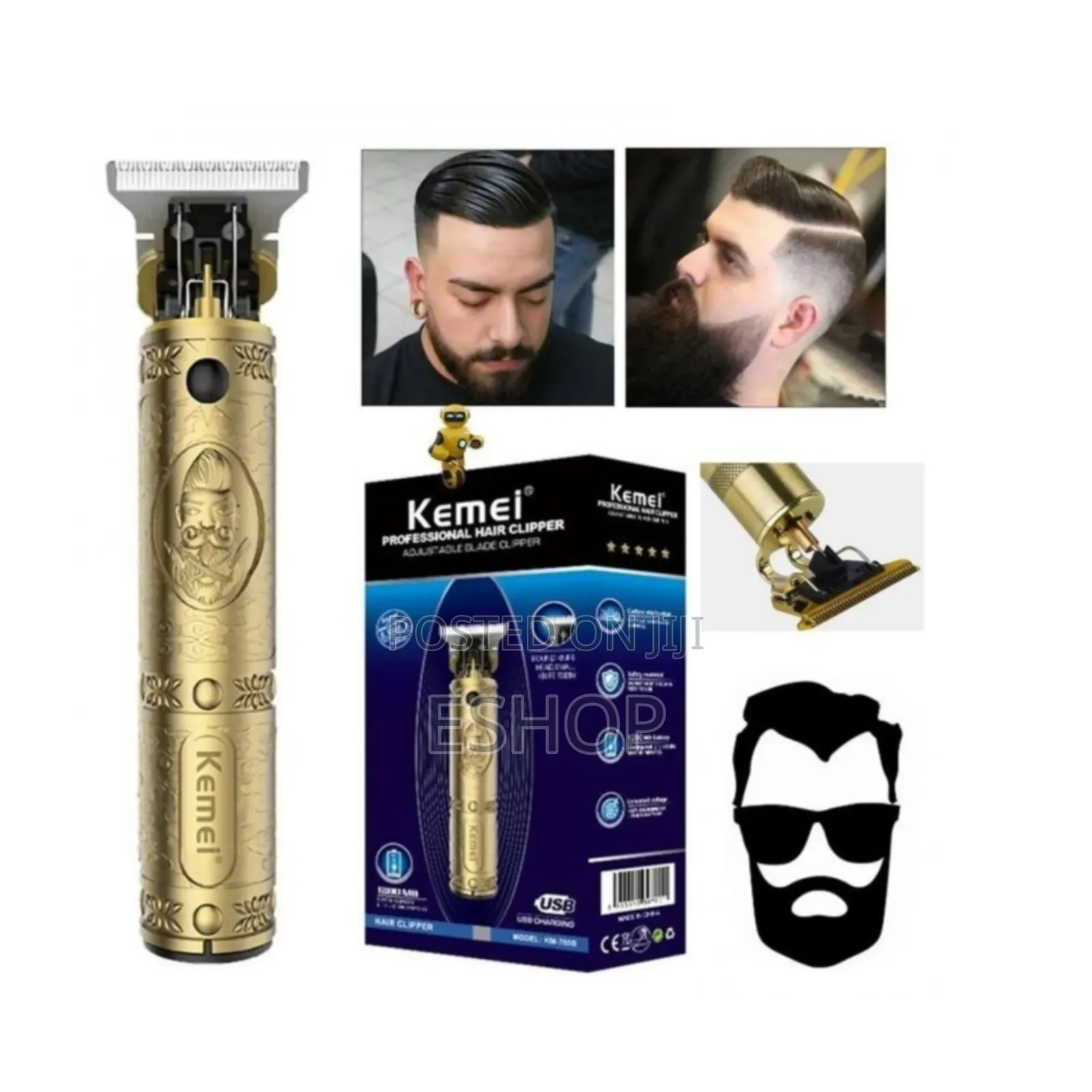 **Kemei Men’S Shaver – For Perfect Haircuts**