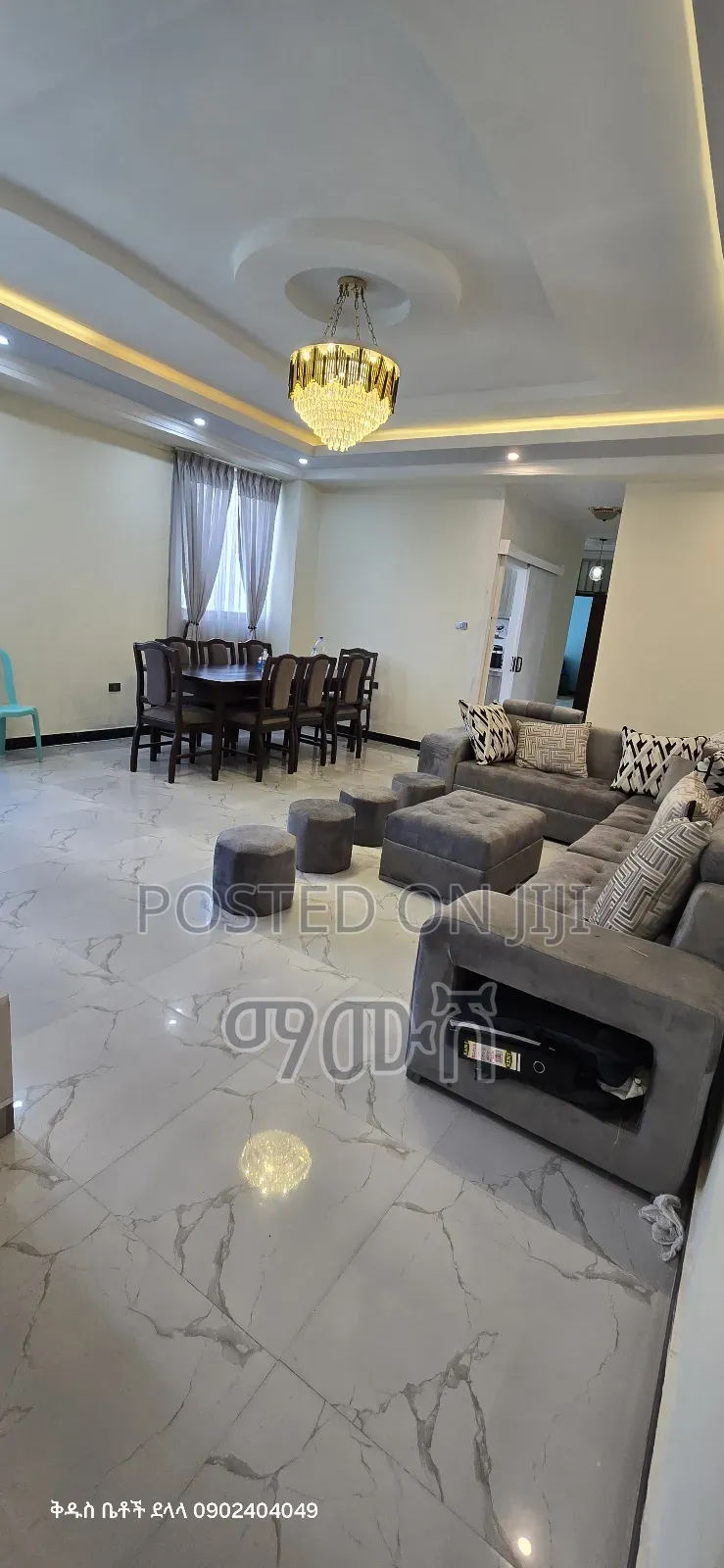 Furnished 3bdrm Condo in አያት 40/60 ኮንዶሚኒየም, Bole for sale