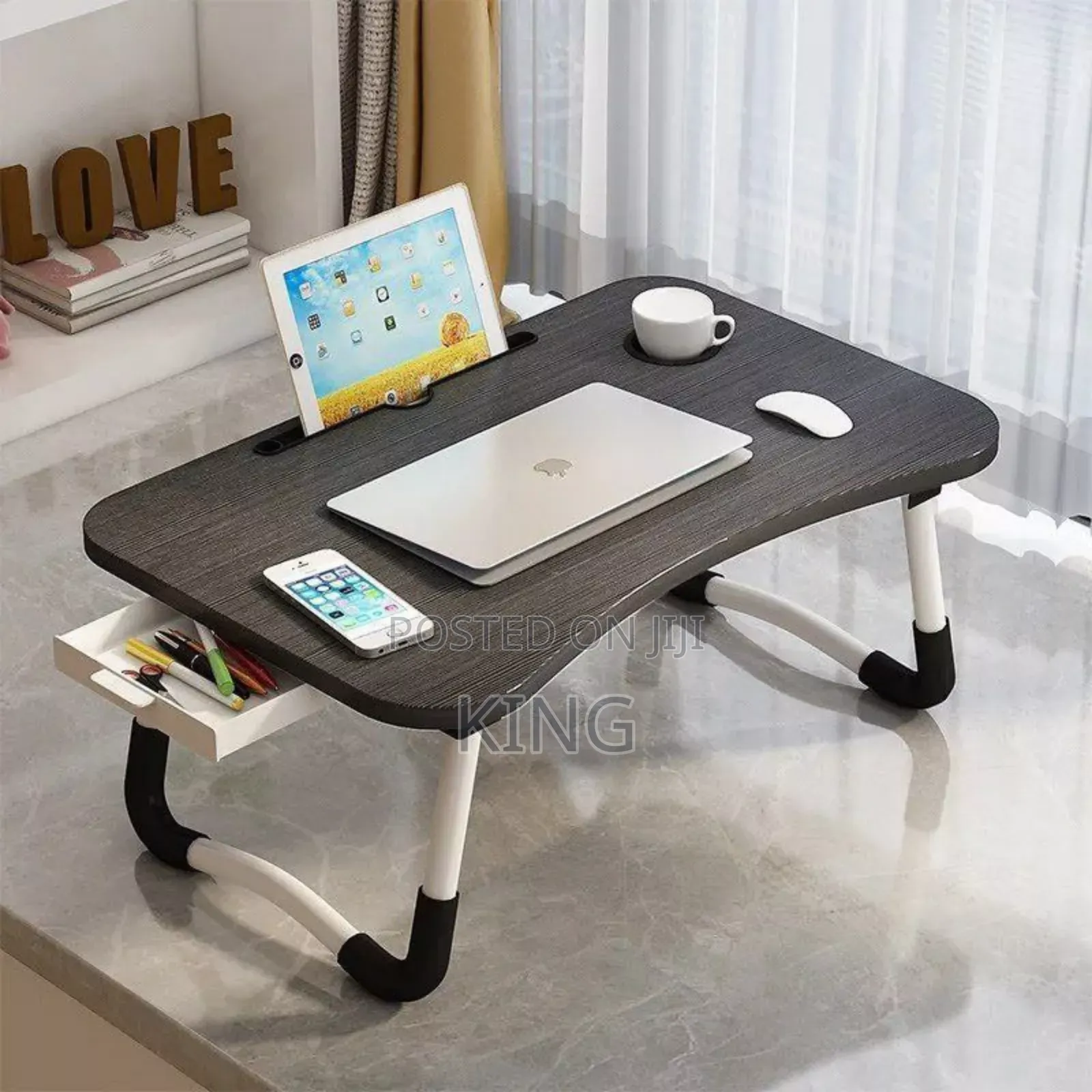 Laptop Table With Cup Holder