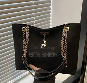 Polyester Deer Large Tote Bag 