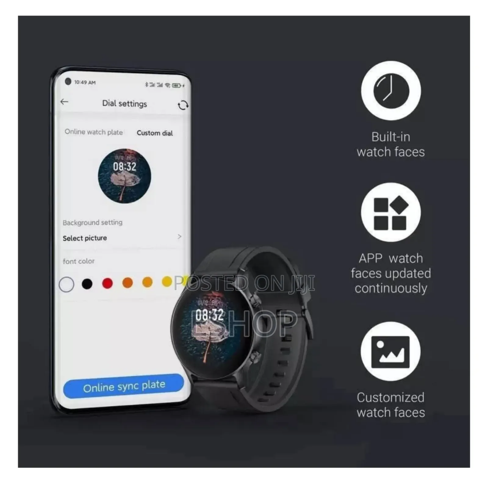 Advanced Health Metrics–Haylou Rs3 With Spo2 Hr Monitoring