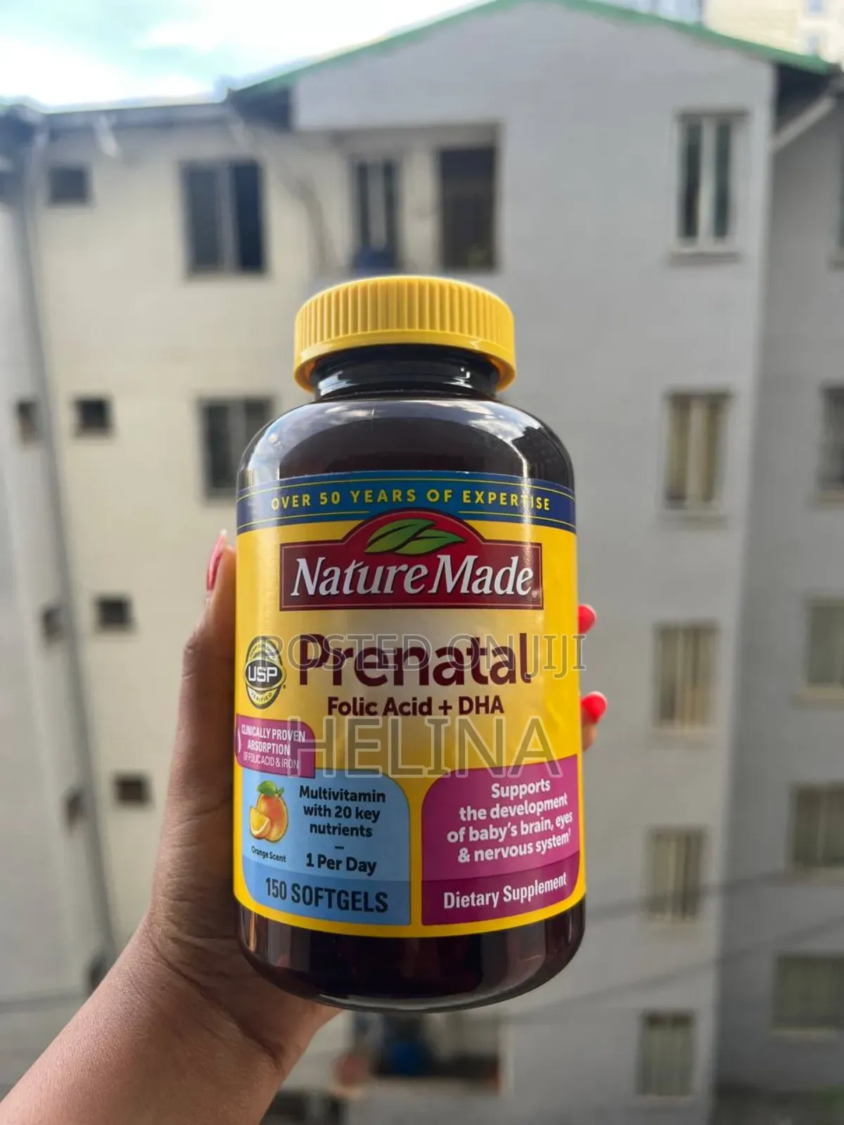 1 Softgel Per Day Naturemade Folic Acid +Dha Prenatal