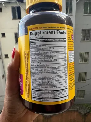 1 Softgel Per Day Naturemade Folic Acid +Dha Prenatal