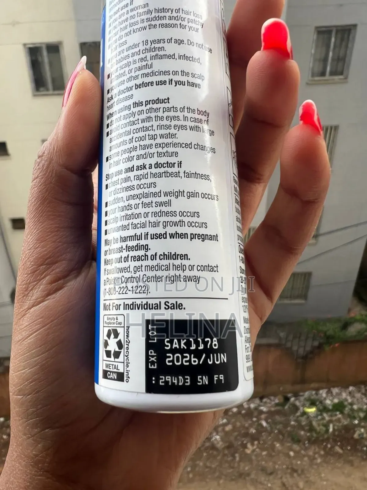 60 Gram Magical Hair Growth Foam Minoxidil From Usa