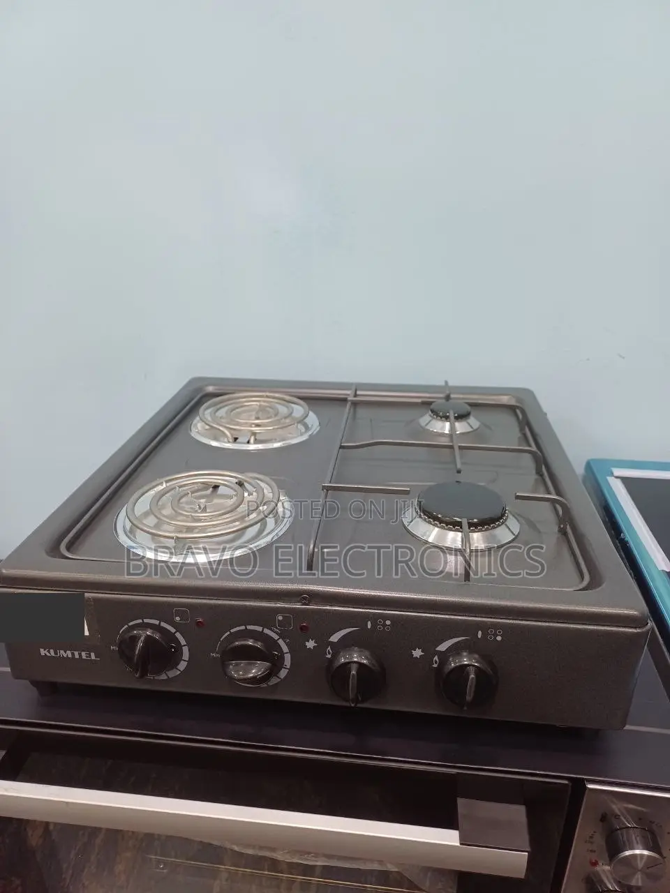 Table Stove 2 Gas 2 Electric