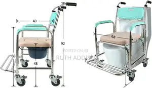 Commode Chair7፰with Wheel Toilet Chair2፯commode Chair New