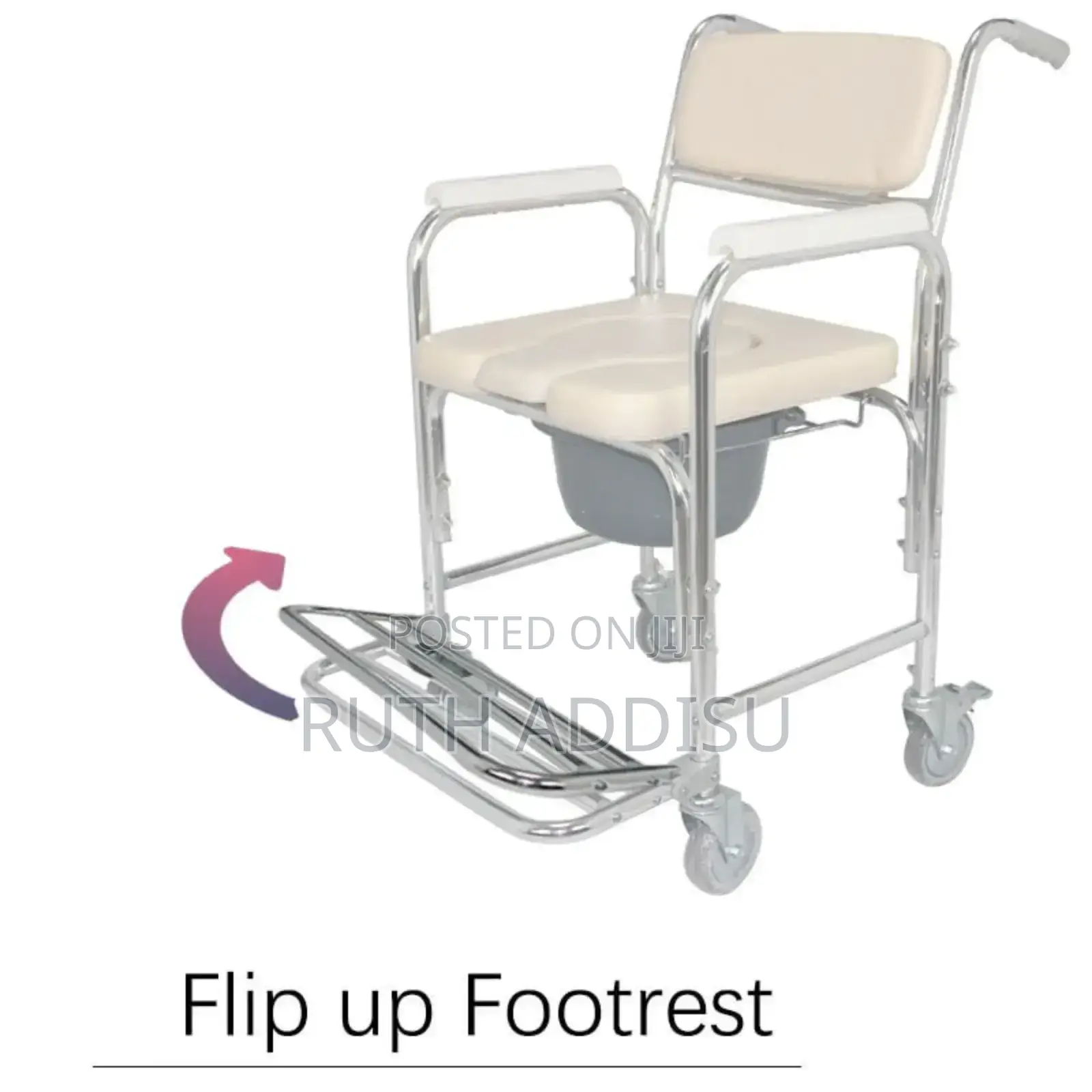 Commode Wheel Chair5፮wheel Chair Chair3፲commode Chair New