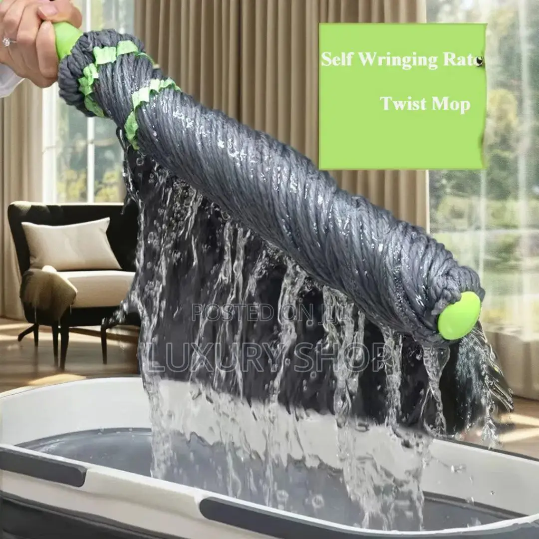 Hand Free Microfiber Twist Mop